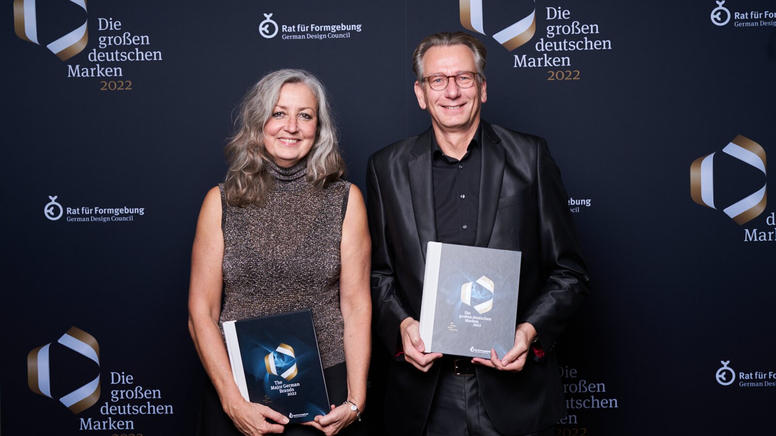 Ceremonia wręczenia nagród dla głównych niemieckich marek 2022 Thorsten Stute i Christiane Küper podczas ceremonii wręczenia nagród dla głównych niemieckich marek 2022