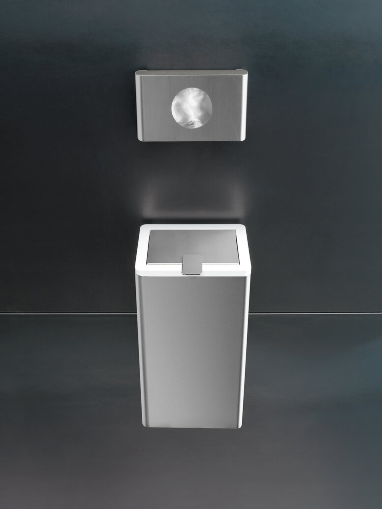 HEWI hygiene bag dispenser and waste bin Series 805 Hygiene bag dispenser and waste bin Series 805